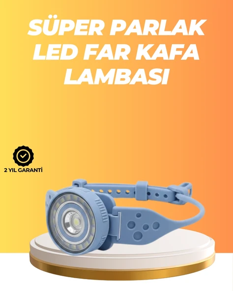 Suya Dayanıklı LED Kafa Lambası Outdoor Kullanım ürün görseli 1