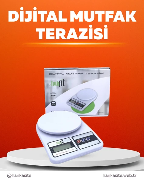 Pratik ve Şık Tasarımıyla Dijital Mutfak Tartısı ürün görseli 1