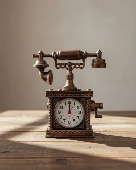 Minimal Tasarımlı Masa Saati Alarm Özellikli Şık Model ürün görseli 1