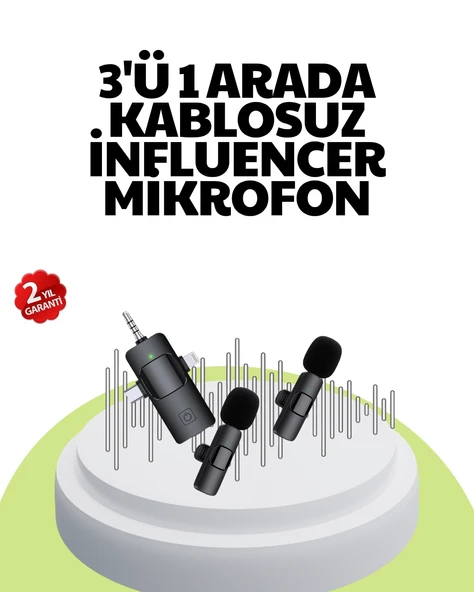 Çok Yönlü Mikrofon - Net Ses, Uzun Pil ürün görseli 1