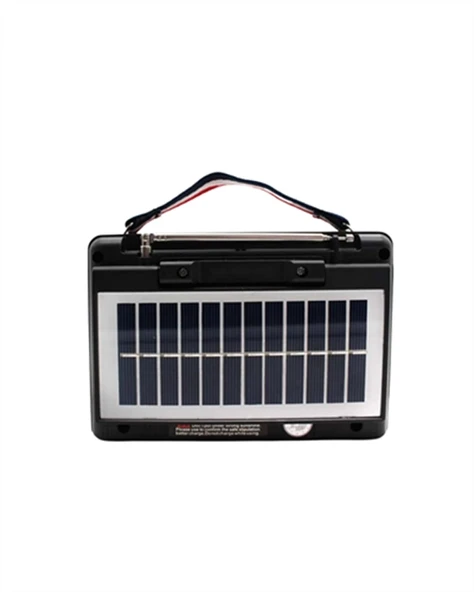 KTF-1428 Taşınabilir Güneş Enerjili Bluetooth Radyo Hoparlör – Şarjlı, Radyo, MP3, AUX Girişli ürün görseli 1