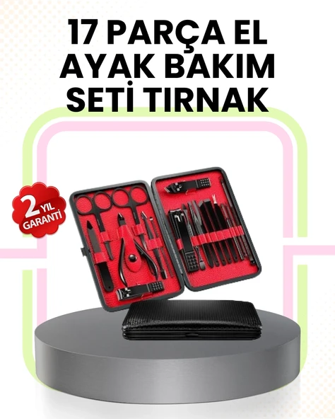 Kompakt ve Şık Tasarımlı 17 Parça Bakım Seti ürün görseli 1