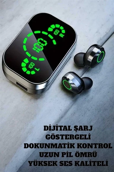 Bluetooth Kulaklık Mikrofonlu Dokunmatik Kontrol ANC Özelliği ürün görseli 1