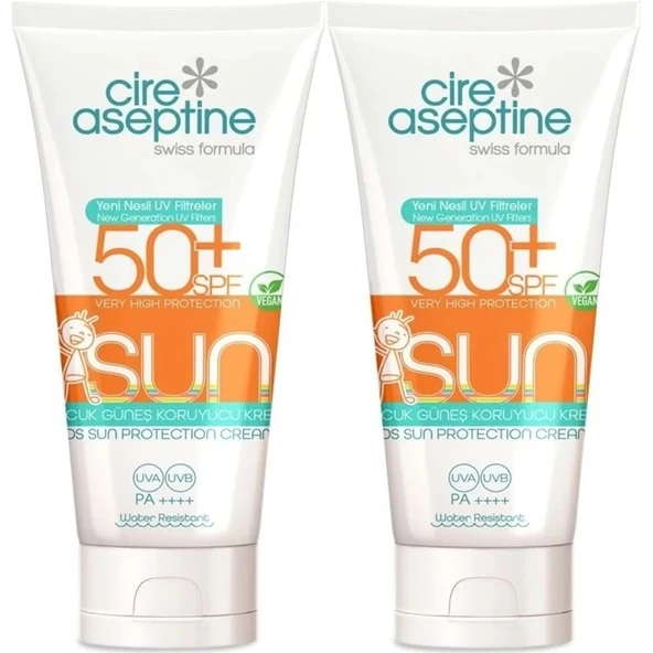 Cire Aseptine Sun Güneş Koruyucu Kremi Çocuk 50+ SPF 150 ML (2 Li Set) ürün görseli 1