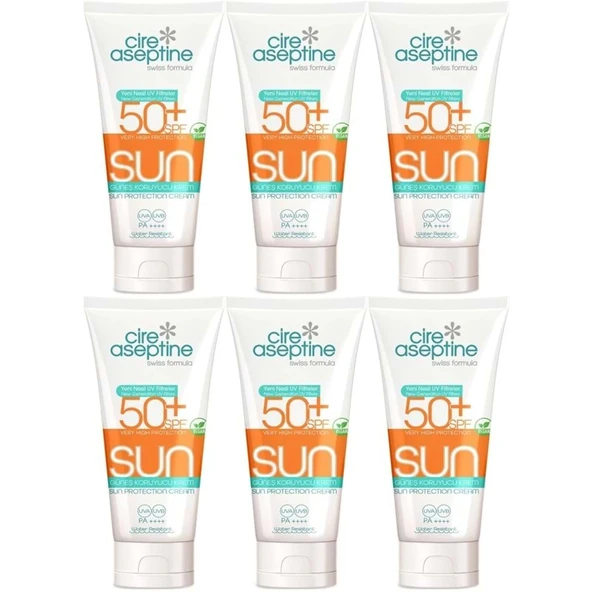 Cire Aseptine Sun Güneş Koruyucu Kremi 50+ SPF 150 ML (6 Lı Set) ürün görseli 1
