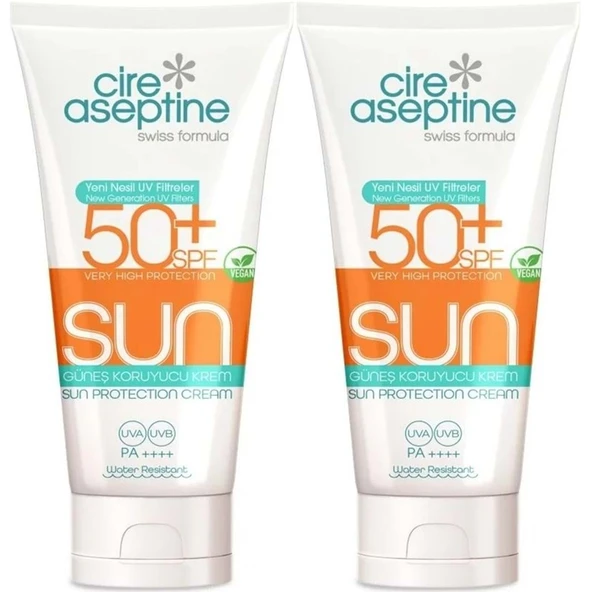 Cire Aseptine Sun Güneş Koruyucu Kremi 50+ SPF 150 ML (2 Li Set) ürün görseli 1