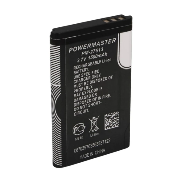 Powermaster PM-27613 Li-İon 3.7 Volt 1500 Mah 5.55 Wh Telsiz Batarya Pili ürün görseli 1