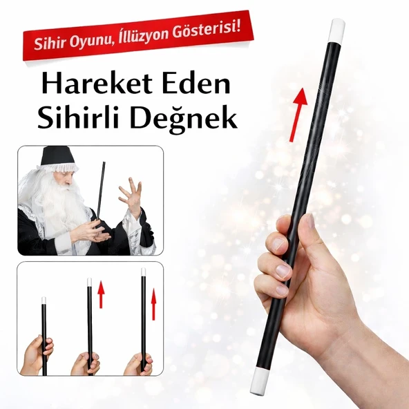 Hareket Eden Sihirli Değnek Çubuk 24 Cm ürün görseli 1