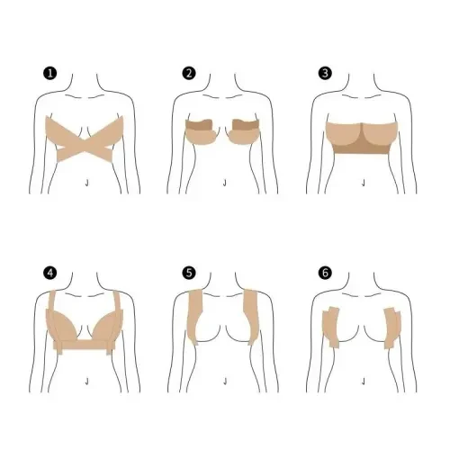 Göğüs Dikleştirme Bandı S Beden 2.5 Cm. ürün görseli 1