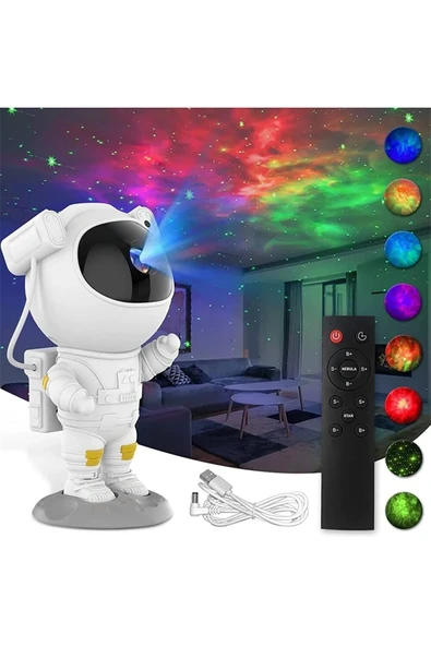 Astronot Galaksi Projeksiyon Lamba - Resim 3