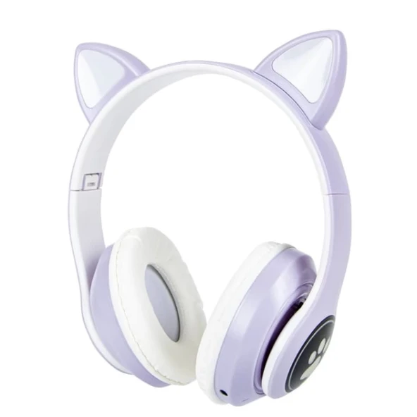 Kedi Figürlü Bluetooth Kulaklık - Resim 3