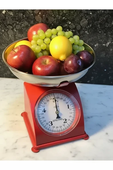 5 Kg Retro Nostalji Mutfak Tartısı Analog Terazi ürün görseli 1