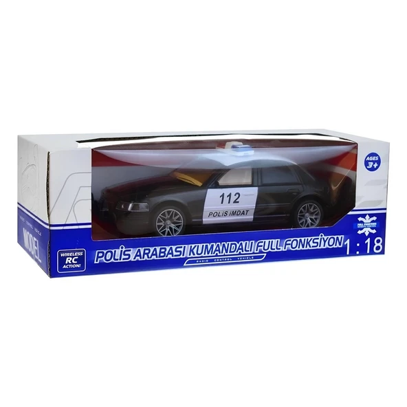 Uzaktan Kumandalı Pilli Polis Aracı - TC-125P ürün görseli 1