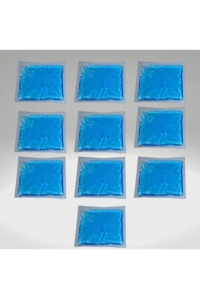10 Adet Soğuk Sıcak Jel Kompres Termojel 13x13 Cm ürün görseli 1