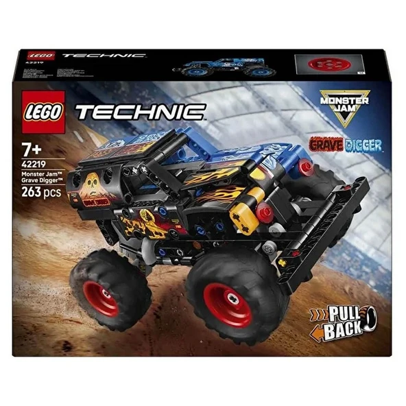 LEGO Technic Monster Jam Grave Digger Ateş ve Buz 42219 - Resim 4
