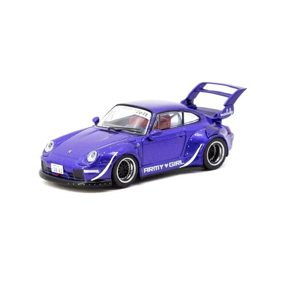 Tarmac Works 1/64 RWB 993 ARMY GIRL Blue ürün görseli 1
