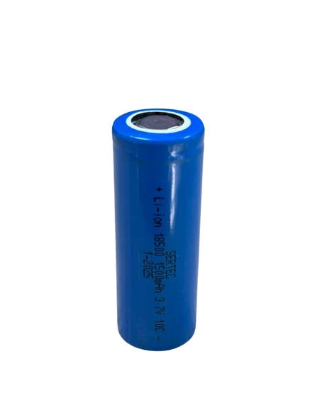 Sertec 3.7v Li-ion 18500 1500 Mah 10c Şarjlı Pil ürün görseli 1