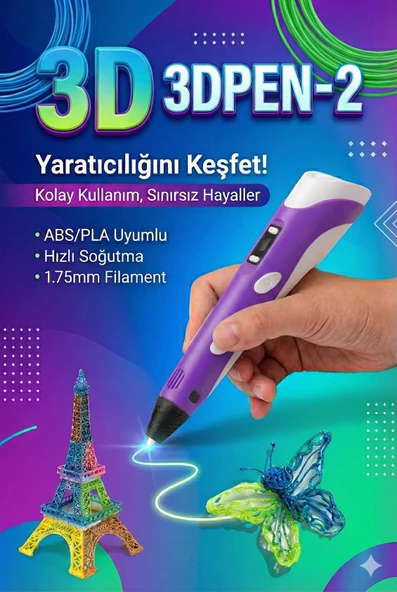 Üç Boyutlu Yazıcı 3d Kalem Pen Printer - Resim 3