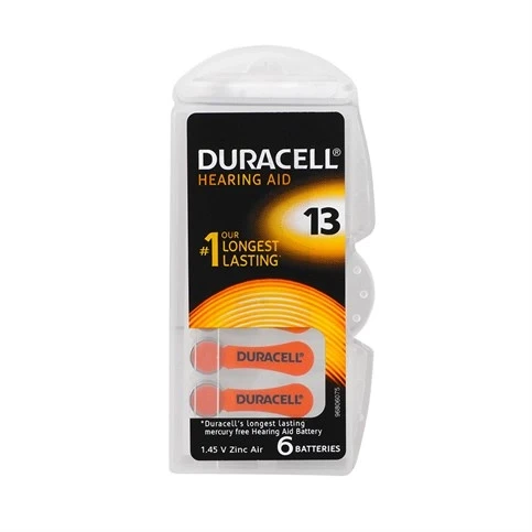 Duracell 13 Numara İşitme Cihazı Pili 6'lı Paket ürün görseli 1