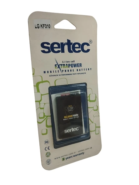 Sertec - Lg Kf310 Uyumlu Batarya ürün görseli 1