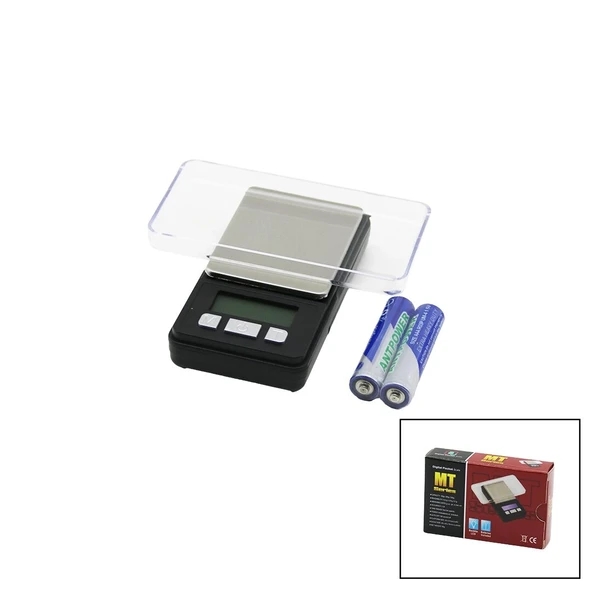 Mini Hassas Tartı - Terazi 200gr / 0.01gr Pilli=2 X Aaa 4.5x8.5cm ürün görseli 1