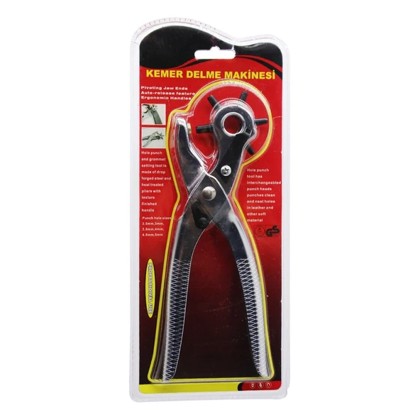 6 Diş Metal Kemer Delme Makinesi Pense ürün görseli 1