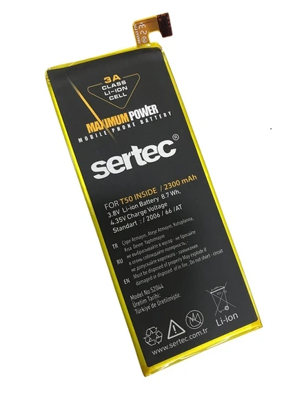 Sertec - Turkcell T-50 Uyumlu Batarya ürün görseli 1