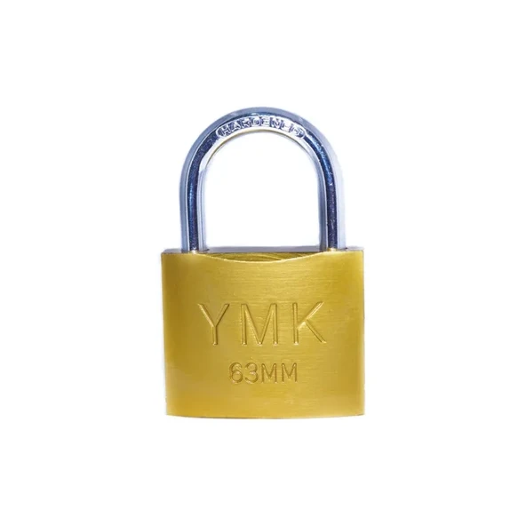 Ymk Eko Sarı Boyalı Kısa Kancalı Asma Kilit 25mm ürün görseli 1