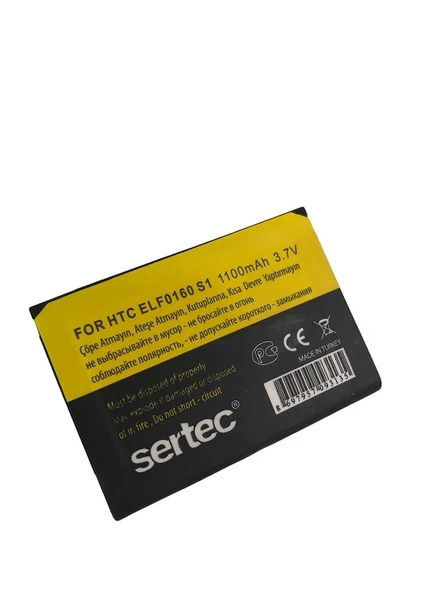 Sertec - Htc   S1 Touch Elf 100 / Elf0160 Uyumlu Batarya ürün görseli 1