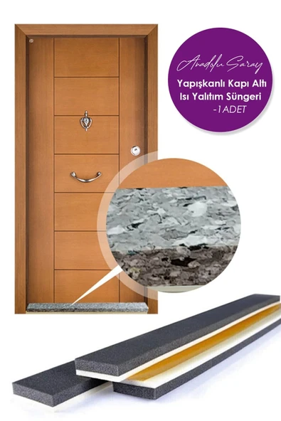 Yapışkanlı Köpük Kapı Altı Isı Yalıtım Eşik Süngeri ürün görseli 1