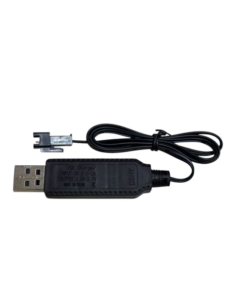Sertec 3.7v Li-ion Sm-2p Soket Oyuncak Bataryası Usb Şarj Kablosu ürün görseli 1