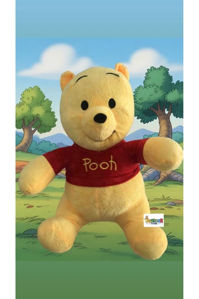 Winnie The Pooh Peluş Oyuncak Ayı Hediyelik Uyku Arkadaşı Büyük Boy 40 cm ürün görseli 1