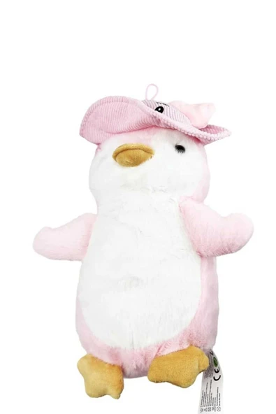 Sevimli Şapkalı Peluş Penguen 35 cm Oyun Ve Uyku Arkadaşı ürün görseli 1