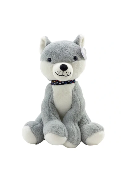 Sevimli Peluş Sibirya Kurdu 50 cm Uyku Arkadaşım ürün görseli 1