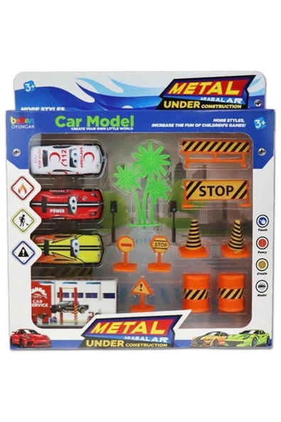 BRN Kutulu Metal Trafik Set ürün görseli 1