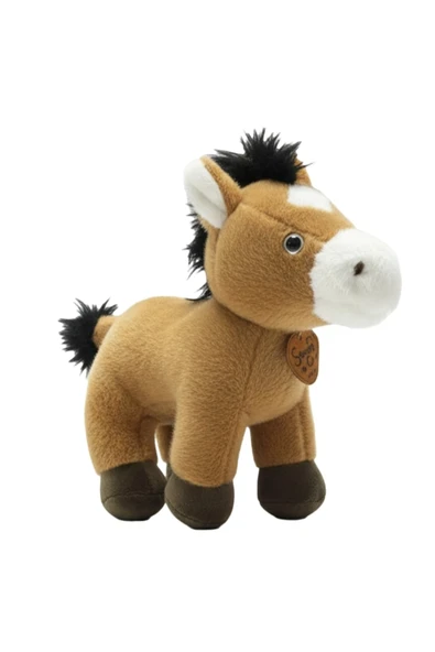 Sevimli Peluş At Sesli 25 cm ürün görseli 1