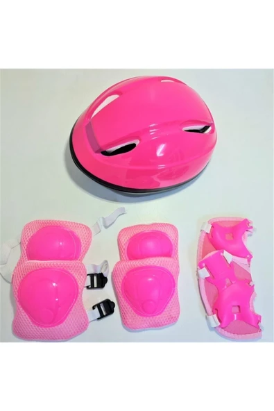 Çocuk Kask Paten Kaykay Bisiklet Koruyucu Set ürün görseli 1