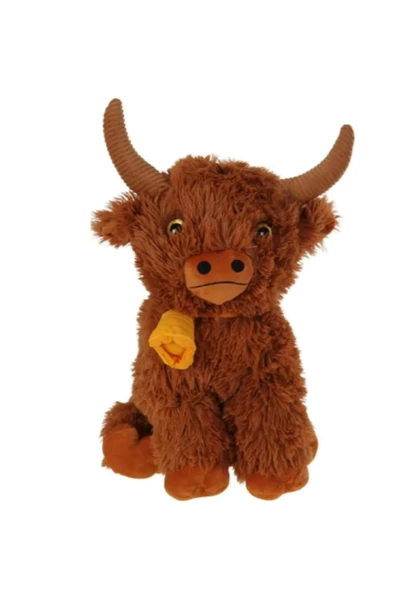 Sevimli Peluş Oturan Boğa Oyun ve Uyku Arkadaşı 55 cm ürün görseli 1