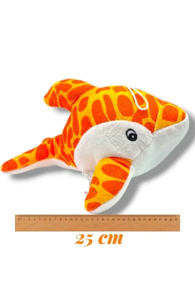 Sevimli Peluş Yunus Balığı 25 cm Oyuncak Uyku Arkadaşı Hediyelik Dekorasyon - Resim 3