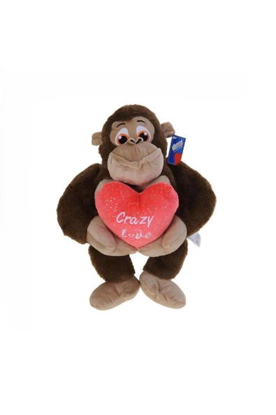 Peluş 25 Cm Kalpli Maymun ürün görseli 1