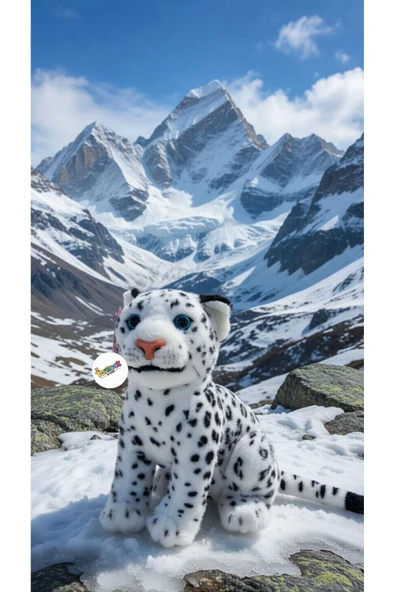 Sevimli Yırtıcı Vahşi Leopar Kaplan Peluş Oyuncak Gerçekçi Camgöz 35 Cm Uyku Arkadaşı Dekor Ürünü ürün görseli 1