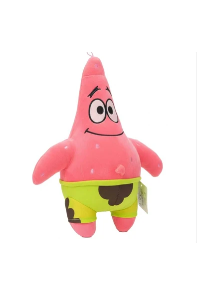 Sevimli Sünger Bob Patrick Yıldız Karakter Peluş 40 cm Oyun ve Uyku Arkadaşı ürün görseli 1