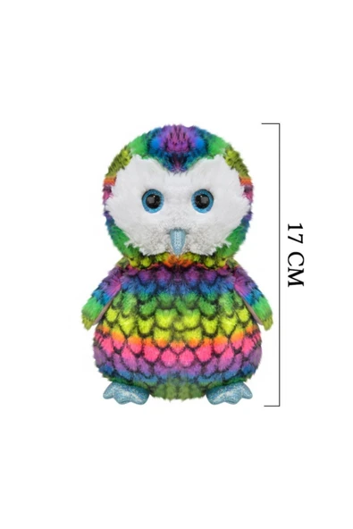 Peluş Baykuş Oyuncak 17 Cm 3376 - Resim 2
