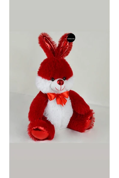 Sevimli Tavşan Peluş Oyuncak Uyku Arkadaşı Büyük Boy 55 cm ürün görseli 1