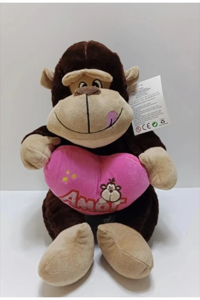 Sevimli Maymun Peluş Büyük Boy 40 ürün görseli 1