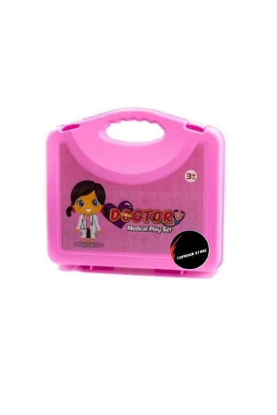 Oyuncak Pembe Çantalı Kız Doktor Seti - Resim 2