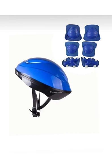 Çocuk Kask Dizlik Dirseklik Koruyucu Seti ürün görseli 1