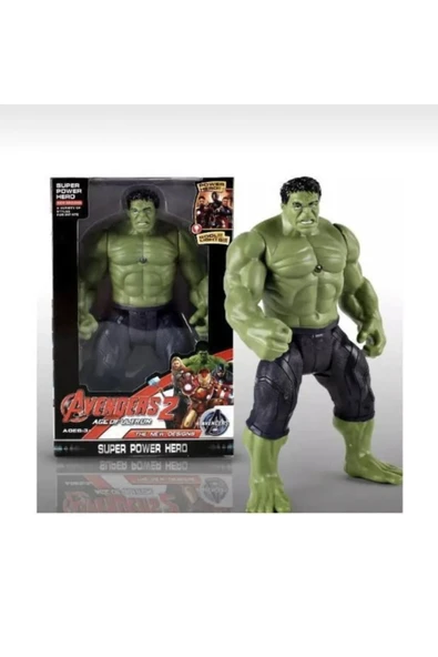 Avengers Hulk Işıklı Ve Kutulu Figür Oyuncak 20 Cm ürün görseli 1