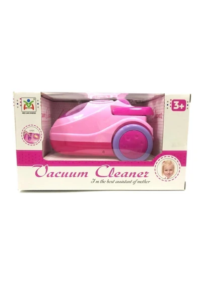 Sesli ve Işıklı 19 cm Oyuncak Elektrikli Süpürge Vacuum Cleaner LS820K ürün görseli 1