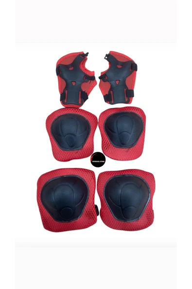 Çocuk Koruyucu Dizlik Dirseklik Set 6'lı Paten Scooter Bisiklet Kaykay Koruyucu Ekipman Set ürün görseli 1